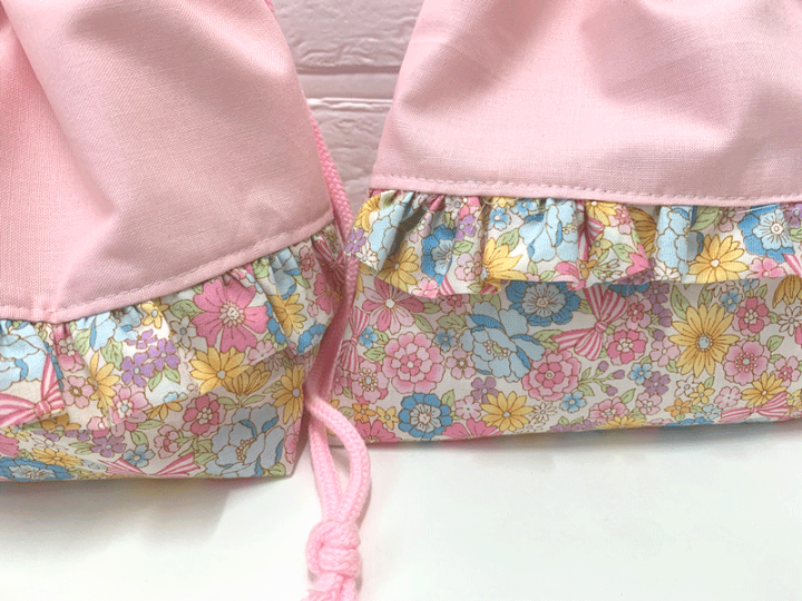 ハンドメイド オーダー レッスンバッグ トートバッグ 花柄 上履き入れ 楽天市場】5点セット・花柄・レッスンバッグ 体操袋 上靴入れ