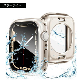 アップルウォッチ カバー シリーズ11 10 アップルウォッチ ケース Apple Watch 防水ケース Series11 10 Series9 Series7 Series8 Series6 Series5 4 SE3 46mm 42mm 40mm 41mm 44mm 45mm 全面保護 ガラス アップルウォッチ 保護ケース カバー