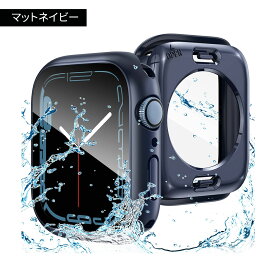 アップルウォッチ カバー シリーズ11 10 アップルウォッチ ケース Apple Watch 防水ケース Series11 10 Series9 Series7 Series8 Series6 Series5 4 SE3 46mm 42mm 40mm 41mm 44mm 45mm 全面保護 ガラス アップルウォッチ 保護ケース カバー