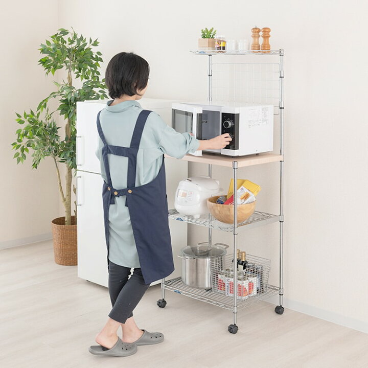 楽天市場】ルミナス フィール レンジ台 ラック キッチンラック  