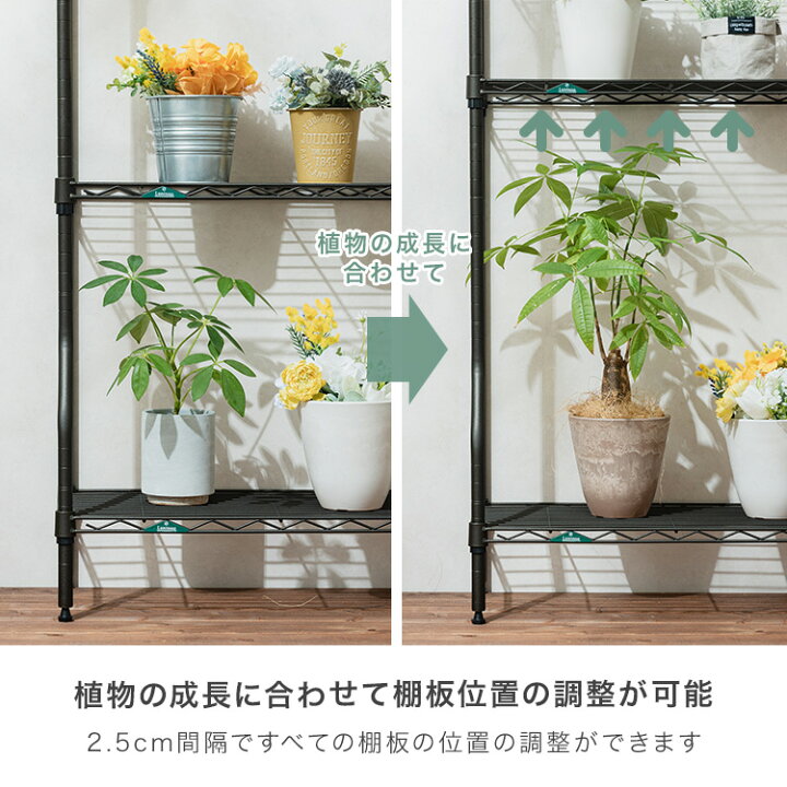 楽天市場】【屋外OK サビに強い】ガーデンラック 4段 幅60 奥行30 屋外 