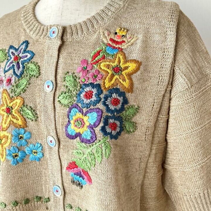 極美品　アルベロベロ　ラメ　アニマル柄　カーディガン　マルチカラー　フリーサイズ チェック カーディガン アースカラー