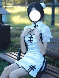 【ニャンコの爪】チャイナドレス セクシー コスプレ ロリータ服 ワンピース 黒い 白い コスチューム ドレス 可愛い かわいい 仮装
