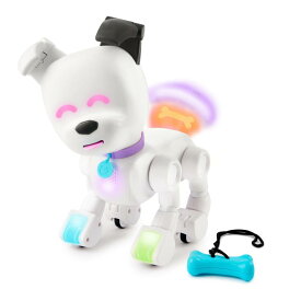 Dog-E インタラクティブロボット 犬 カラフルなLEDライト付き 200以上の音と反応、アプリ接続 (対象年齢6歳以上)