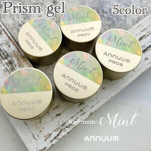 nail room Mint produce [prism gel �S5�F 3g]�W�F�� �J���[�W�F�� �Z���t�l�C�� �I�[���� �~���g �A�[�g�p�W�F�� �v���Y��