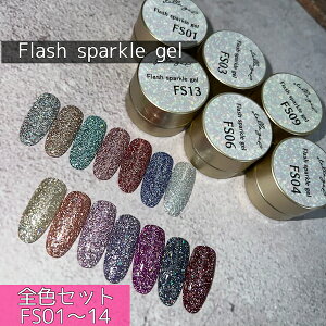 [Flash sparkle gel�V���[�Y �S�F�Z�b�g(14�F) ]�l�C�� �l�C���A�[�g Nail �W�F���l�C�� �l�C���T���� �Z���t�l�C�� �A�[�g�W�F�� �t���b�V���W�F�� �؍��l�C�� �����W�F��