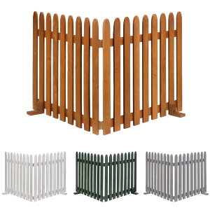 折りたためるウッドフェンス・142.5×22×71・ホワイト又はライトブラウン又はグレー又はダークグリーン・2枚組(縦ストライプ・天然木/WF-284F)ガーデン ベランダ エクステリア 庭 フェンス