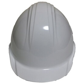 一般作業/工事用ヘルメット・ホワイト・BS-1P（ABS樹脂・内装一式/ワンタッチあご紐/ライナー付）