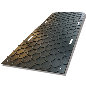 軽量樹脂製敷板・915mm×1830mm×厚さ10mm+すべり止め4.2mm・離島以外送料無料(2枚からのご注文となります/持ち手4カ所/軽量敷板ヘキサボード) 樹脂製マット 敷板 軽量敷板 プラスチック敷板 敷