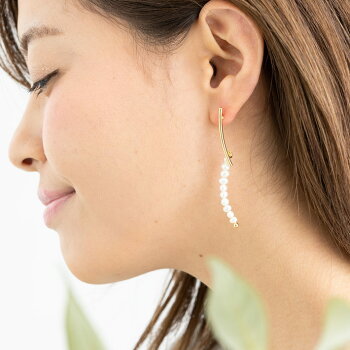 楽天市場 Special Price 残りわずか アルコパールピアス イヤリング レディース アクセサリー ピアス イヤリング ゴールド パール ライン プチプラ 大振り ａｎｏｈ アクセサリー