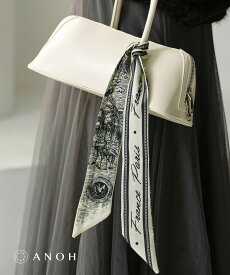 (P2倍★2/11迄)【今だけ送料無料！2/11迄】リボンスカーフ ペインティングタイ/レディース アクセサリー タイ リボン ヘアアクセサリー ブレスレット チャーム きれいめ プレゼント 大人 プチプラ スカーフ 細いスカーフ リバーシブル