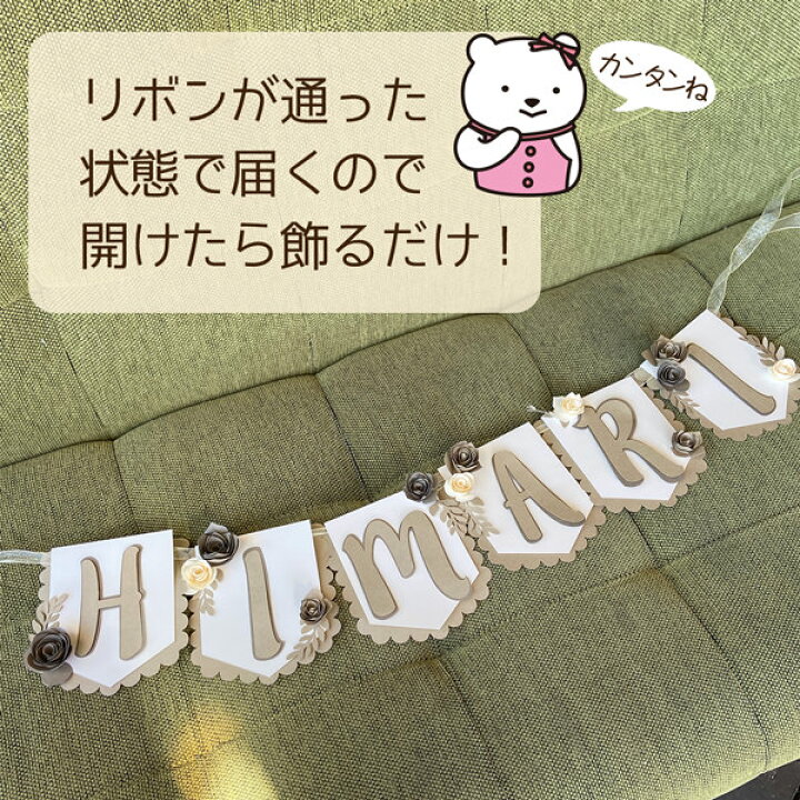 楽天市場】HAPPY BIRTHDAY お名前ガーランド 年齢数字セット お誕生日 