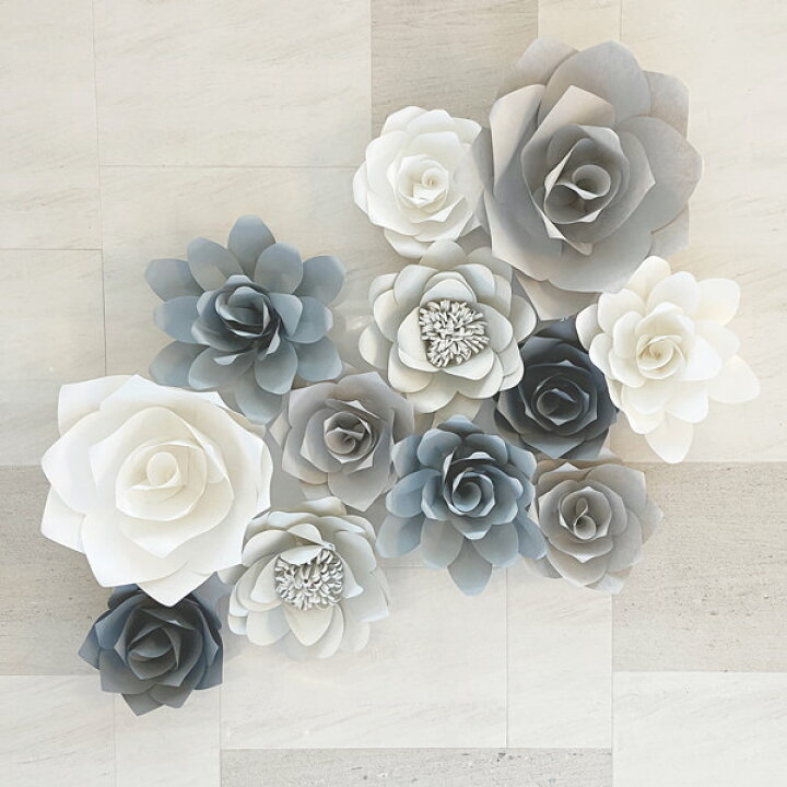 ジャイアントフラワー 手作りキット 12点セット スウィートカラー  