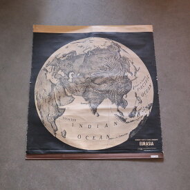【中古】 壁掛け アート インダストリアル アンティーク マップ 地図 ヴィンテージ 1930年代 ブラック かっこいい おしゃれ ブルックリン アメリカン雑貨 アメリカ UNITED STATES