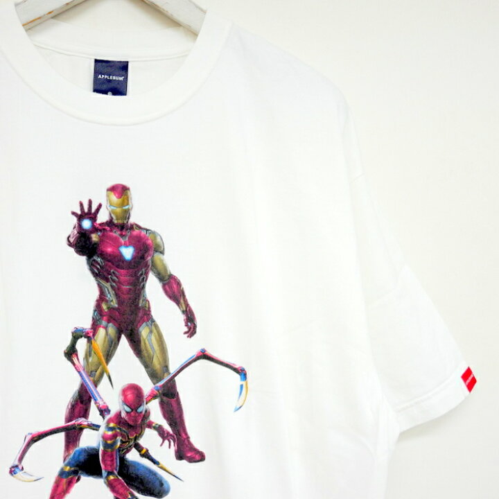 楽天市場】APPLEBUM×MARVEL アップルバム Iron Man&Spider Man T-shirt 