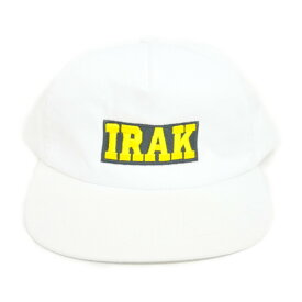 IRAK IRAK NYC NEW YORK アイラック LOGO SNAPBACK CAP ロゴ刺繍キャップ スナップバックキャップ WHITE ホワイト 白 FREE【中古】