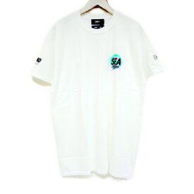 WINDANDSEA×MYne MIHARA YASUHIRO ウィンダンシー 国内正規 Logo T-Shirt Tee スプレーロゴプリントTシャツ WHITE ホワイト 白 L【中古】