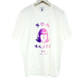 NEPENTHES×TACOMA FUJI RECORDS ネペンテス タコマフジ 国内正規 ネペンテス博多10周年記念 10th Anniversary Logo S/S Tee ロゴTシャツ White ホワイト 白 XL【中古】