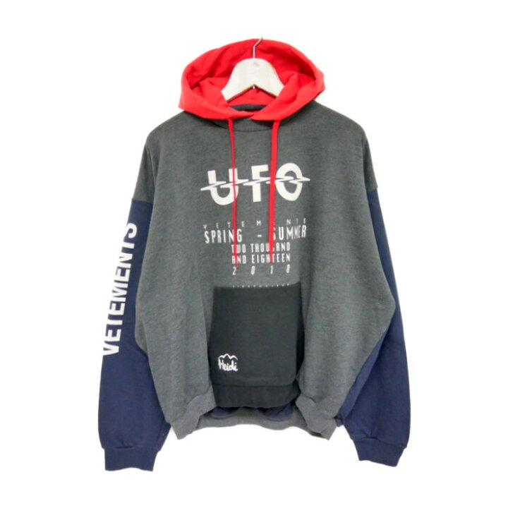 楽天市場】VETEMENTS ヴェトモン 18SS デムナ期 Ufo Hoodie 再構築  
