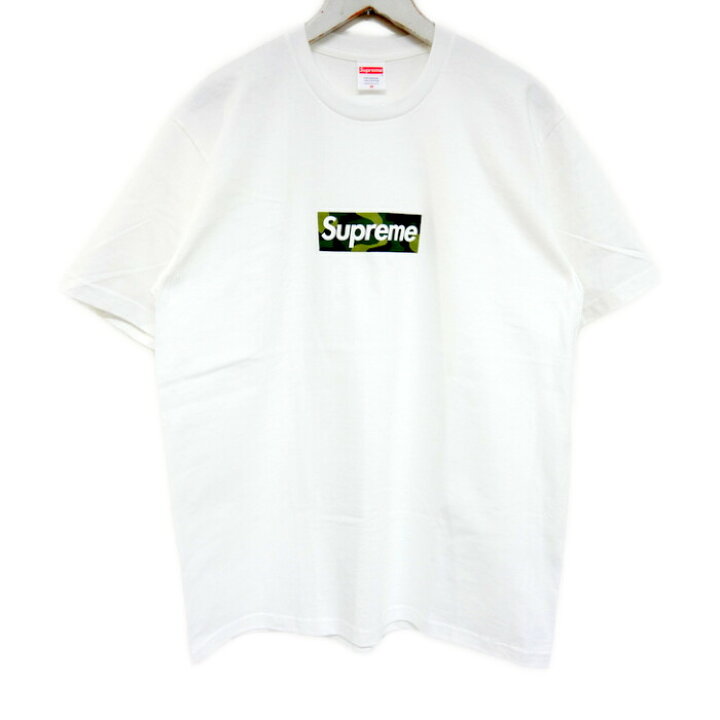 Supreme シュプリーム23FW Box Logo T-Shirt カモ 白 