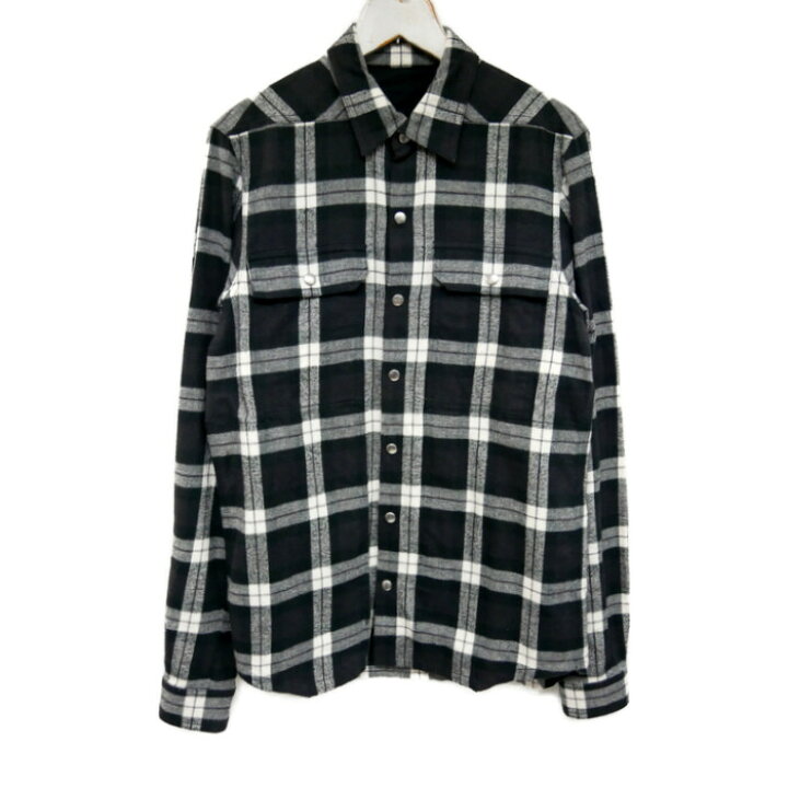 楽天市場】Rick Owens リックオウエンス 19SS COTTON PLAID OUTERSHIRT 