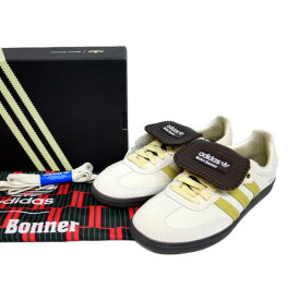 adidas Originals×WALES BONNER アディダス ウェールズボナー 23SS WB SAMBA NUBUCK サンバ ヌバックレザー ID0217 ECRU TINT ALUMINUM YELLOW BROWN エクリュ イエロー ブラウン US8.5 26.5【中古】