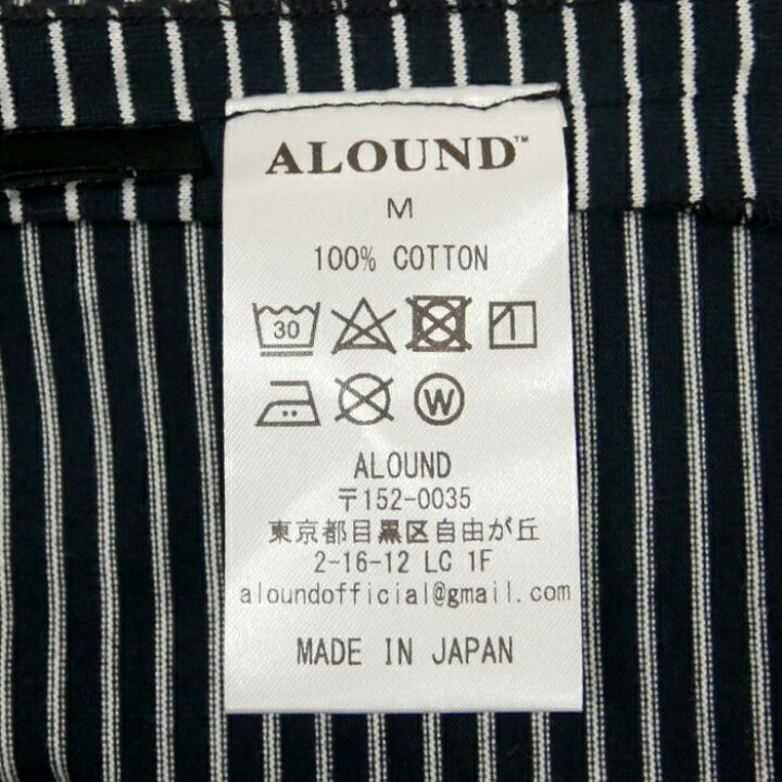 楽天市場】ALOUND アラウンド 国内正規 24SS STRIPED OVERSIZE TEE 