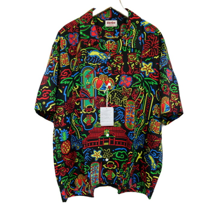 楽天市場】Eanbe いあんべ 国内正規 24SS RYUKYU SIGN ALOHA SHIRT  