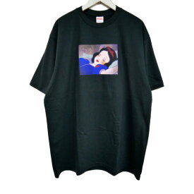 Supreme×Disney ディズニー 国内正規 24AW 24FW Snow White Tee スノーホワイト 白雪姫 Tシャツ Black ブラック 黒 XL【中古】