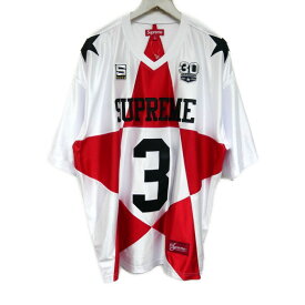 Supreme 国内正規 24AW 24FW Star Football Jersey スター フットボールジャージ ゲームシャツ 星柄 White ホワイト 白 XL【中古】