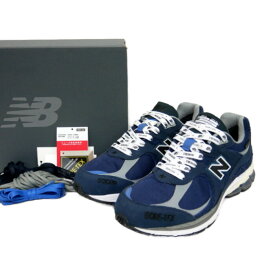N.HOOLYWOOD×INVINCIBLE×new balance エヌハリウッド ニューバランス 国内正規 M2002RXH 2002R GORE-TEX ゴアテックス スニーカー NAVY ネイビー 紺 US8.5 26.5 D【中古】