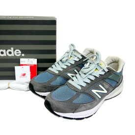 new balance×SSZ×Akio Hasegawa AH ニューバランス ビームス 長谷川昭雄 国内正規 M990BE5 990V5 MADE IN USA アメリカ製 米国製 スニーカー GREY グレー US8 26 D【中古】