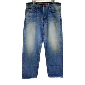Supreme 国内正規 24AW 24FW Distressed Loose Fit Selvedge Jean ディストレス ルーズフィットセルビッジジーンズ デニムパンツ 赤耳 日本製 MADE IN JAPAN Washed Indigo ウォッシュドインディゴ 青 34【中古】