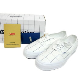VANS×Setinn バンズ セットイン 国内正規 2025 Capsule Collection Lx Authentic 44 オーセンティック キャンバススニーカー VN000D5KYY2 White Navy ホワイト 白 US10 28【中古】
