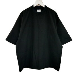 kan カン 国内正規 CONVENIENT TEE コンビニエントTシャツ 撥水素材 テックTシャツ オーバーサイズ BLACK ブラック 黒 L【中古】