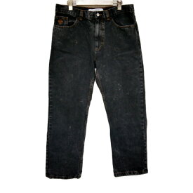 POLAR SKATE CO. ポーラースケート 国内正規 24SS 89 DENIM PANTS デニムパンツ PSC-SP24V-89DENIM-WSHBLK WASHED BLACK ウォッシュドブラック 黒 32×30【中古】