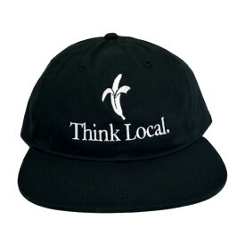 GoodGoods Tokyo グッドグッズ東京 国内正規 Think Local CAP ストラップバックキャップ BLACK ブラック 黒 FREE【中古】