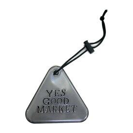 YES GOOD MARKET YGM イエスグッドマーケット 国内正規 トライアングルリフレクター キーホルダー SILVER シルバー Free【中古】