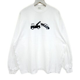 everyone エブリワン 国内正規 wrecker long sleeve tee shirt レッカー ロングスリーブTシャツ 長袖 EV23-CS10 WHITE ホワイト 白 L 【中古】