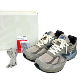 AURALEE×new balance オーラリー ニューバランス 国内正規 U990AR4 990V4 990 MADE IN USA USA製 米国製 スニーカー TAUPE トープ US8.5 26.5 D【中古】