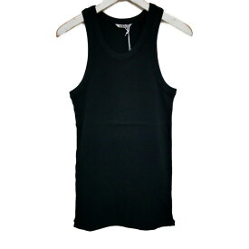 AURALEE オーラリー 国内正規 26SS ORGANIC SOFT RIB TANK オーガニックコットン ソフトリブタンクトップ A26ST02OT BLACK ブラック 黒 3【中古】
