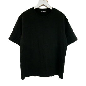 AURALEE オーラリー 国内正規 26SS BRUSHED ORGANIC COTTON JERSEY TEE ブラッシュドオーガニックコットンジャージーTシャツ 半袖 A26ST02PT INK BLACK インクブラック 黒 3【中古】