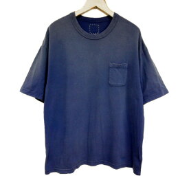 visvim ビズビム 国内正規 25SS JUMBO TEE S/S CRASH ジャンボTシャツ クラッシュ ビンテージ加工 0125105010015 NAVY ネイビー 紺 4 L【中古】