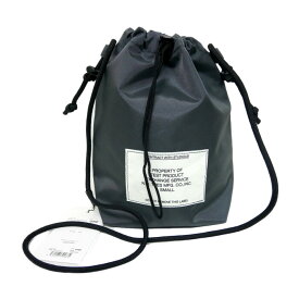 N.HOOLYWOOD TEST PRODUCT EXCHANGE SERVICE 国内正規 STUDIOUS EX DRAWSTRING BAG ドローストリングバッグ 巾着バッグ ナイロンポーチ 9236-AC01 CHARCOAL チャコール グレー ONE FREE【中古】