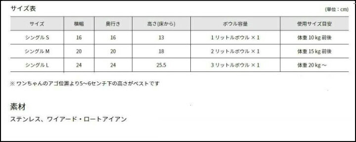 楽天市場】【ポイント5倍】 ペット用 フードスタンド ボーン シングル 