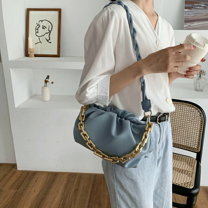 楽天市場】【ポイント5倍】 チェーンストラップ レザーショルダー 