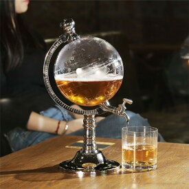 ビールサーバー パーティー バースデー 誕生日 バーベキュー クリエイティブ ヤングスタイル 地球儀 ビールマシン ワインディスペンサー 大人気