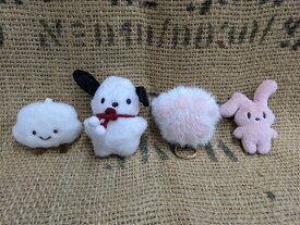 【ポイント5倍】 ぬいぐるみキーホルダー わんこ にゃんこ 犬 猫 うさぎ くも モフモフ ふわふわ いぬ ねこ かわいい バッグにつける