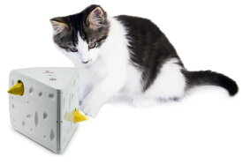 【ポイント5倍】猫 ネコ おもちゃ 玩具 自動 電動 動くねずみ チーズ フローリーキャット 一人遊びモードもあり 自動電源off