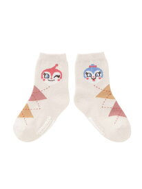 APKC/(K)アーガイル柄クルーソックス ANPANMAN KIDS COLLECTION アンパンマンキッズコレクション 靴下・レッグウェア 靴下 グレー ベージュ[Rakuten Fashion]